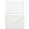 White Shimmer Card & Envelope Sets by Recollections™, 5" x 7"